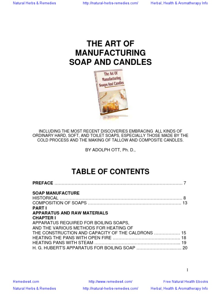 Making Soap and Candles Sodium Carbonate Potash