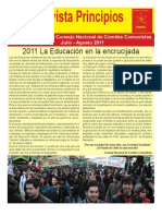 Revista Principios Julio-Agosto 2011