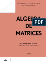 Algebra de Matrices - Mario Azocar