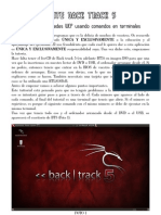Manual Back Track 5 para Wep Usando Comandos PDF