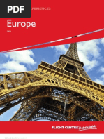 Download Flight Centre Unbeatable Experiences Europe 2009 by Flight Centre SN14086119 doc pdf