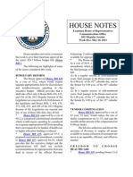 2013 House Notes - Week 5