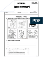 Examen de Personal Social