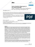 BMC Genomics: Genomic Characterization of Putative Allergen Genes in Peach/almond and Their Synteny With Apple