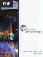 Download Specialized Lighting Concepts Catalogue by Specialized Lighting Concepts SN14087465 doc pdf