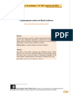 O Pensamento Crítico de Henri Lefebvre