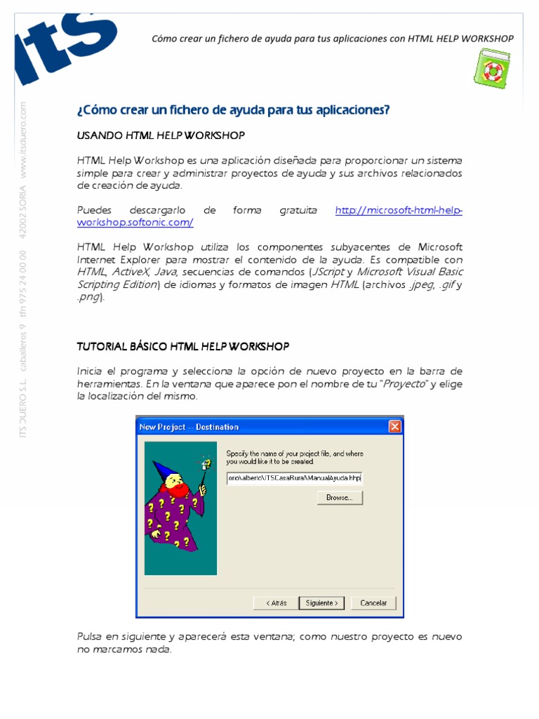 Crear ayuda con HTML Help Workshop | PDF | HTML | Archivo de computadora