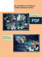 Determinación cuantitativa en muestras de residuos sólidos