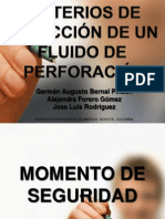 CriteriosSeleccionFluidoDePerforación