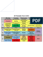 3h Timetable t2