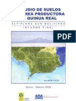 FUNDACIÓN AUTAPO - Programa Quinua A. Sur. 2008 - Estudio de Suelos Del Area Productora de Quinua Real Altiplano Sur Boliviano.