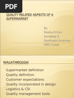 Download Quality related aspects of a supermarket by Sandeep SN14090095 doc pdf
