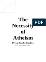 The Necessity of Atheism - PB Shelley
