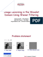 Image Denoising in The Wavelet Domain Using Wiener Filtering