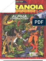 (RPG) Paranoia - Alpha Complexities