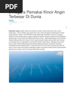 Download 5 Negara Pemakai Kincir Angin Terbesar Di Dunia by erikkazuya SN140924768 doc pdf