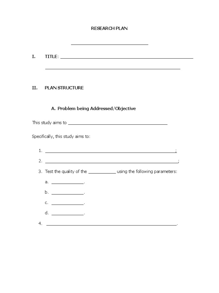 Research Plan for SIP Projects | PDF | Research Methods | Science