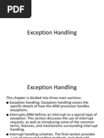 ARM Exception Handling