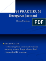 DISKUSI PRAKTIKUM Kesegaran Jasmani