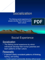 Socialization: The Lifelong Process of Learning Culture