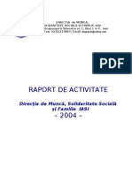Raport de Activitate2004
