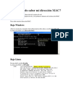 ¿Cómo Puedo Saber Mi Dirección MAC