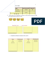 actvidades 2 matematicas