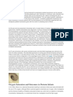 Oxygen Saturation and Outcomes in Preterm Infants