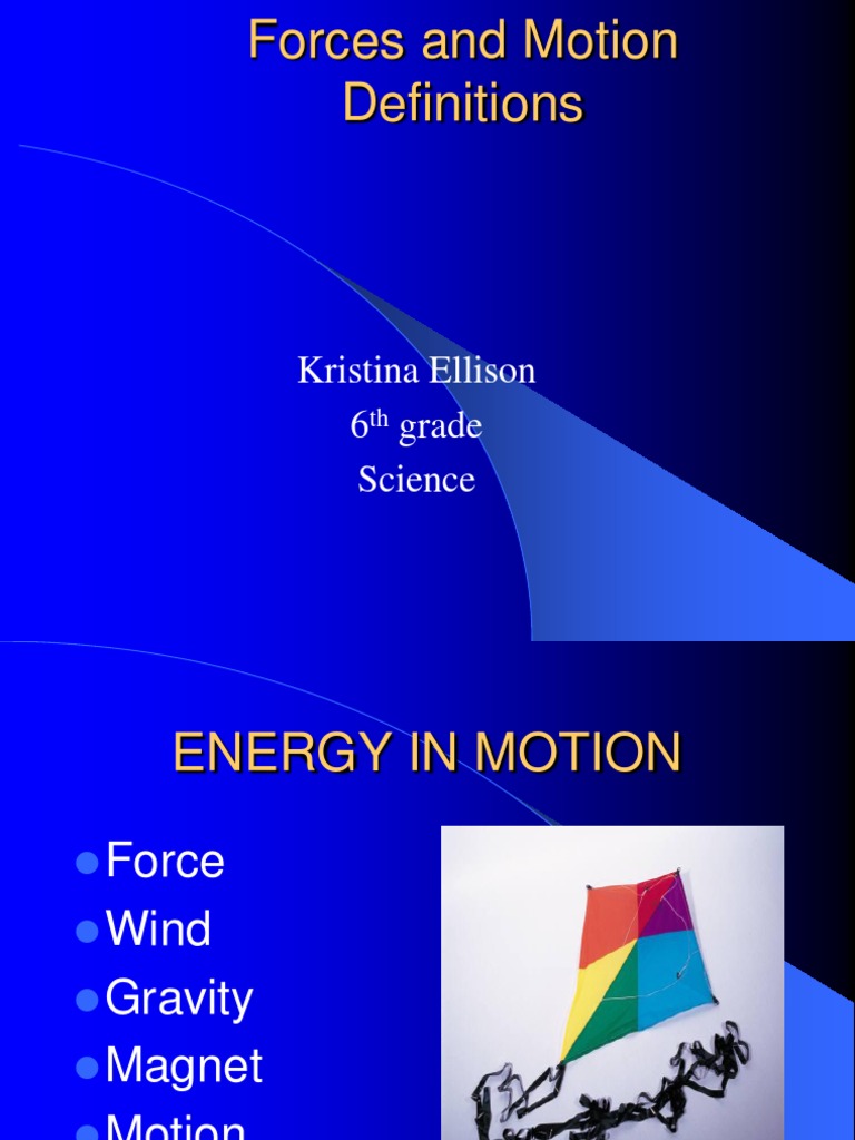 Basic Motion Presentation | PDF | Science & Mathematics
