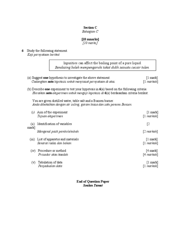 Soalan Esei Sains Tingkatan 4 Pdf