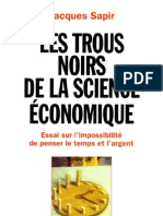 Les Trous Noirs de La Science Éco