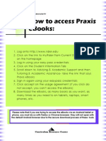 praxis e-books instructions