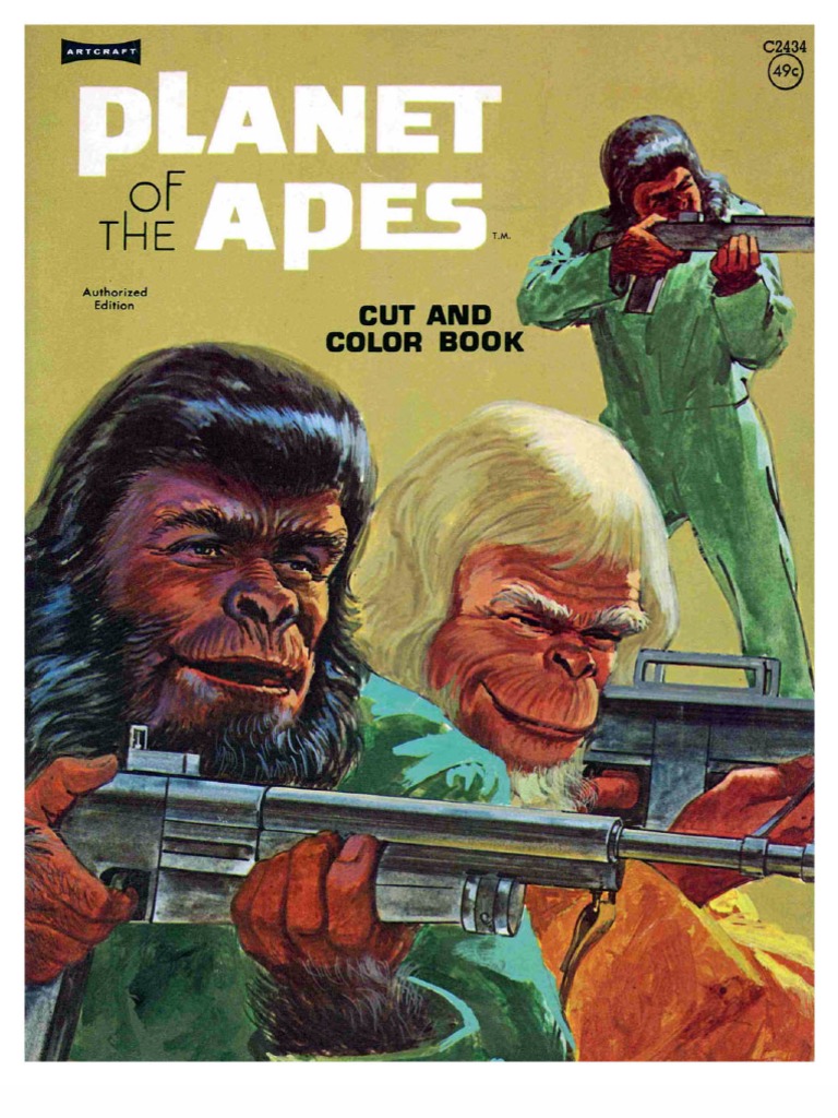 Planet of the Apes Coloring Book - c2434