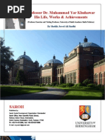 Download Professor Dr Muhammad Yar Khuhawar- His Life Works  Achievements 2013 by Timothy White SN140981466 doc pdf
