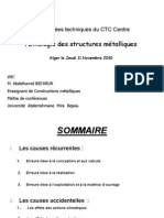 Pathologie Pathologie Des Structures Des Structures Métalliques Métalliques