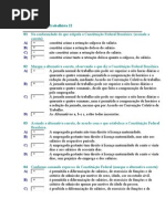 Teste de Direito Trabalhista 22