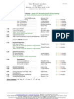 TM Agenda 13th May