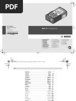 Bosch DLE 70 - Professional-Manual