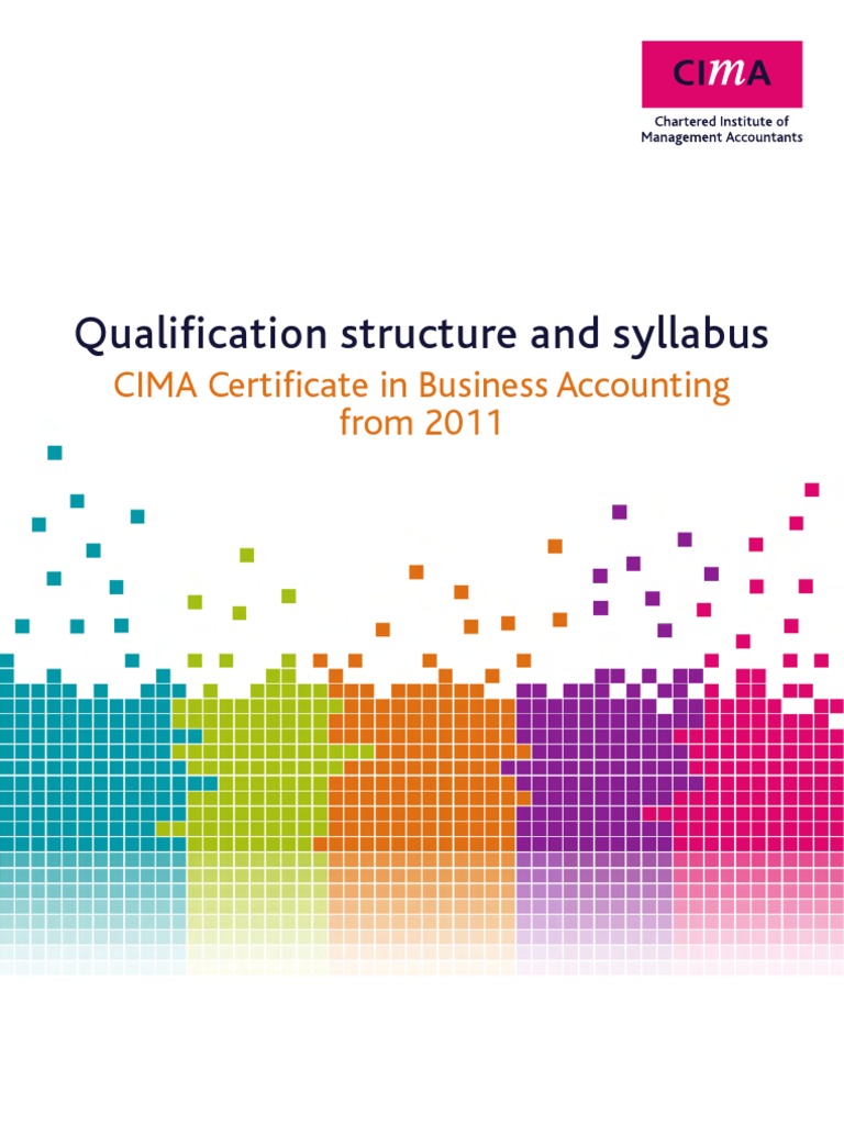 CIMA Syllabus | PDF | Correlation And Dependence | Regression Analysis