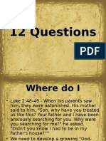 12 Questions Jesus Asked