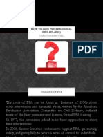 How To Give Psychological Firs Aid (Pfa