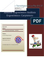 Ergonomia analisis carpintero