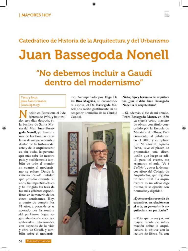 Juan Bassegoda PDF Arquitectura gótica Barcelona