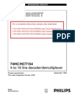 Demultiplexor 74HCT154