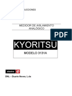 Manual Kyoritsu 3131A