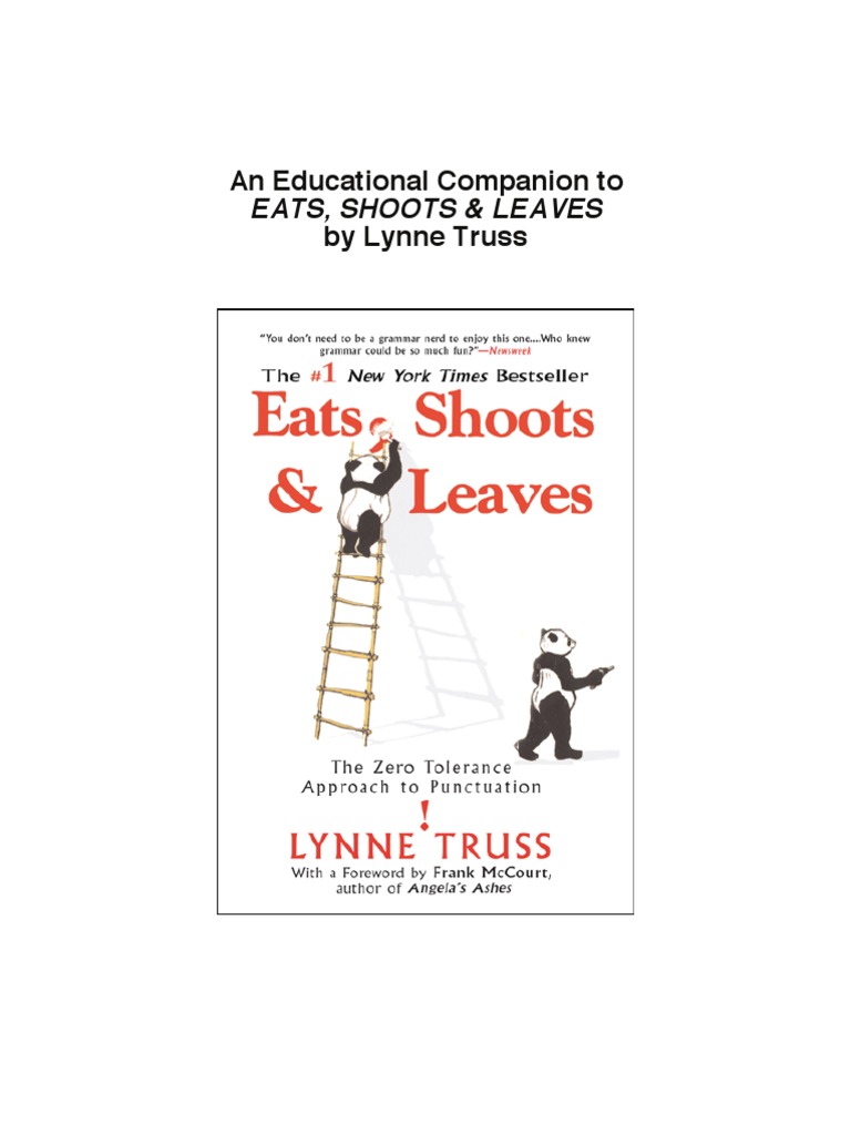 Eats Shoots Leaves PDF Bracket Comma