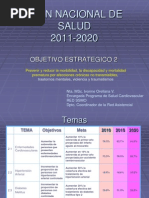 Plan Nacional de Salud y Pscv