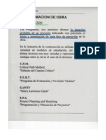 Prog. y Admon. Obra Unidad 2 PDF