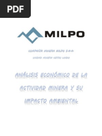 COMPAÑÍA MINERA MILPO S