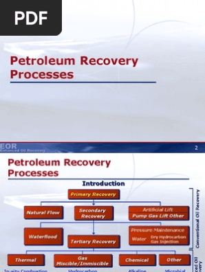 Recovery processes. Recovery processes